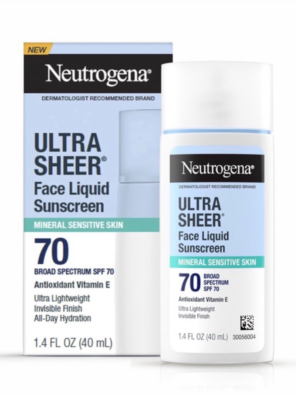 Neutrogena Ultra Sheer Mineral Face Liquid
Sunscreen - SPF 70 - 1.4 fl oz